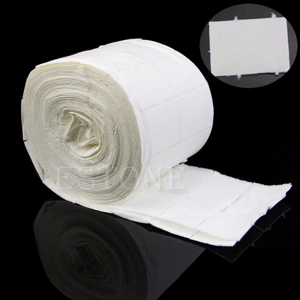 

500pcs lint roll care nail art polish acrylic tips cleaner wipes pads paper d8835