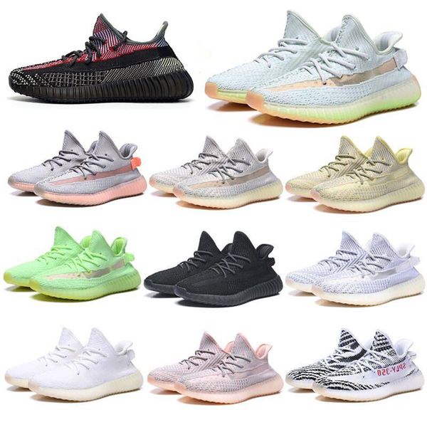

2020 kanye west new citrin cloud white reflective black running shoes men women glow clay true form butter antlia designer sneakers with box
