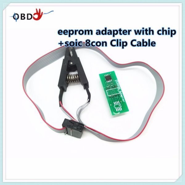 

2018 продвижение upa usb eeprom плата адаптер мини eeprom адаптер с чипом + soic 8con кабель клип бесплатная доставка