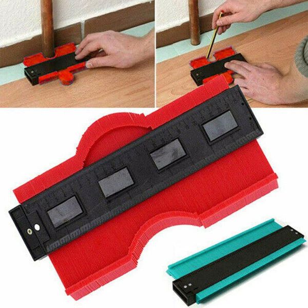 

9.8 inch/250mm plastic mm contour gauge plastic contour copy duplicator circular frame profile gauge tool home improvement#25