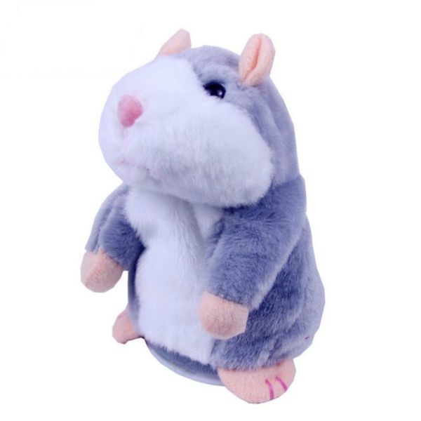 

new talking hamster mouse pet plush toy cute speak talking sound record hamster educational toy for children gifts 16-18 cm