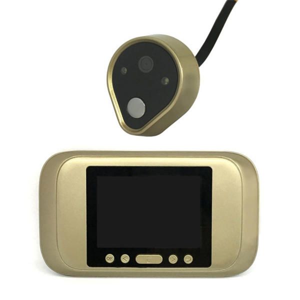 A32D Digital Door Viewer Display LED de 3,2 polegadas HD Peephole Visual campainha para Home Camera