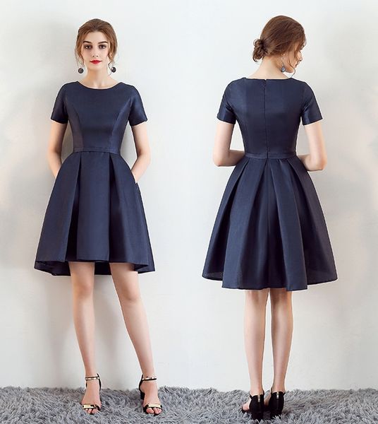 

2019 new fashion green formal a-line evening dresses for a word in spring and autumn party prom dresses dh094, Black;red