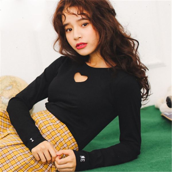 

women designer tshirts women designer clothes new summer letters cute lovely ulzzang harajuku o neck t shirts casual long sleeve, White