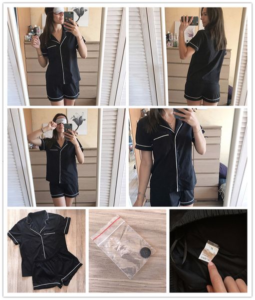 

дизайнер tracksuit женщины piping контраст карманный высокий передний пижама комплект с коротким рукавом нагрудные топ с эластичной талией ш, Gray