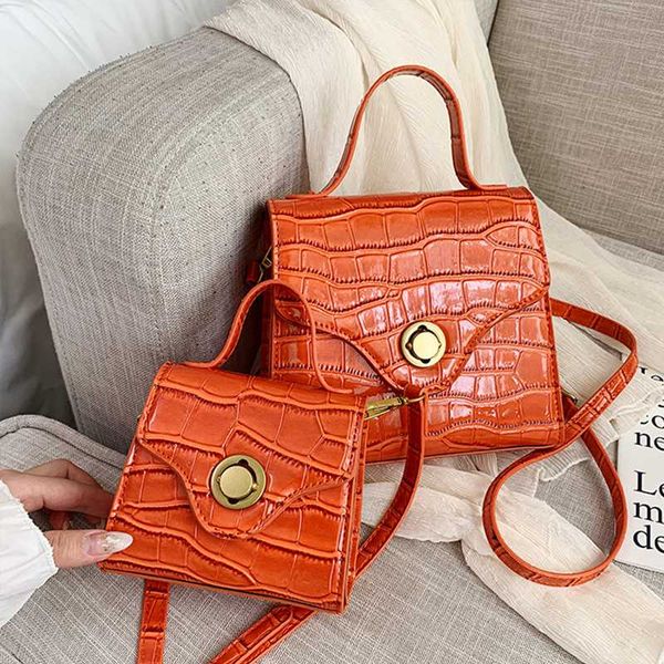 

mini bag stone pu leather women's bag 2020 new fashion red messenger sac a main female girl's small square