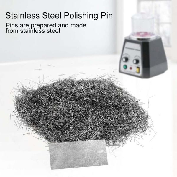 

0.2/0.3/0.4/0.5m stainless steel 100g polishing pins jewelry polishers finishing media magnetic pins rotary tumbler accessories