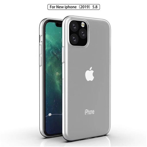 

for iphone 11 11pro case 0.5mm super thin transparent clear smooth soft tpu cover for iphone 11 max xs max xs xr x 8 7 6