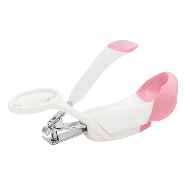 

scissors baby nail clipper tools manicure pocket newborn infant cutting with magnifying glass finger toe children pedicure