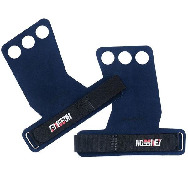

hosskey 3 hole hand grips and gymnastics grips great for cross training, pullups, weight lifting, chin ups, training, exercise