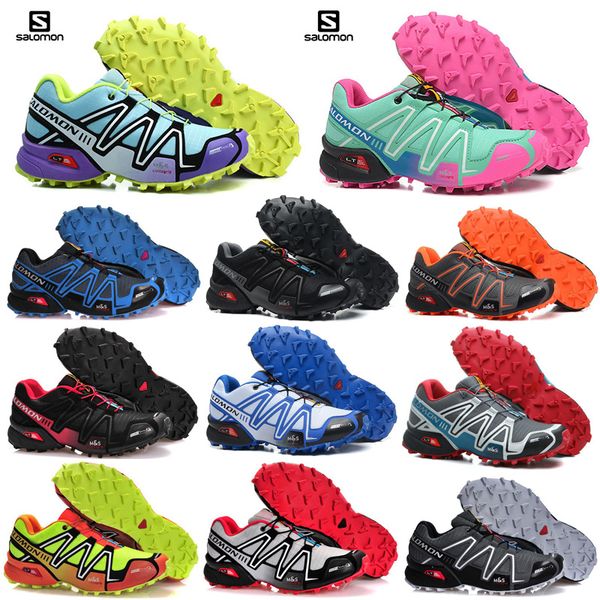 

Hotsale Salomon Speed Cross 3 CS III Men Women Outdoor Running Shoes SpeedCross Red Black Designer Trainer Mens Sports Sneaker size 36-46