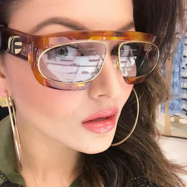 

women sunglasses 2019 brand design sunglasses women fashion vintage style half frame eye sun glasses oversized, White;black