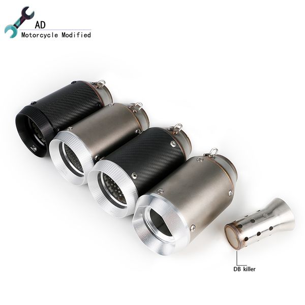 

universal modifed exhaust motorcycle for hornet cbr125 cb600f ninja250 tmax nmax xmax 125 muffler escape moto