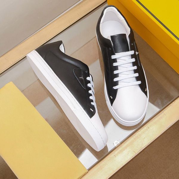 

luxury 2020 men shoes designer fashion sneakers superstars suede leather flat peas shoes classic casual shoes l05, Black