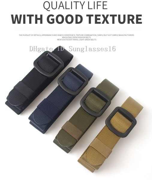 

10pcs for sets wholesale 47 to 63 inch men belt mens designer belts ceinture waistband web weave stripe outdoor sports strap buckle alloy, Black;brown