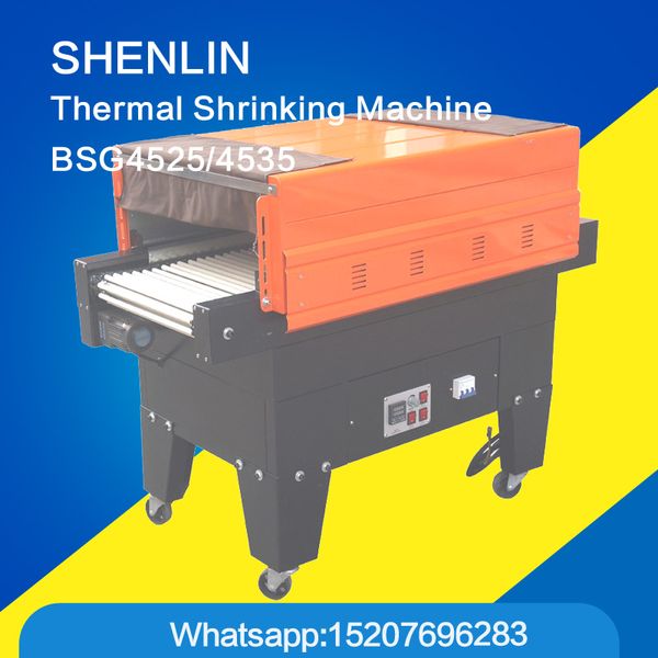 

bsg4525 tunnel shrinking machine plastic film shrinking packaging machine bag package heating pvc shrinker