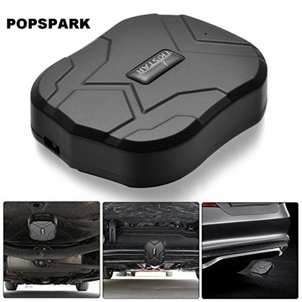 

popspark tk905 mini car gps tracker locator for car vehicle google map 5000mah long battery life gsm gprs tracker xnc
