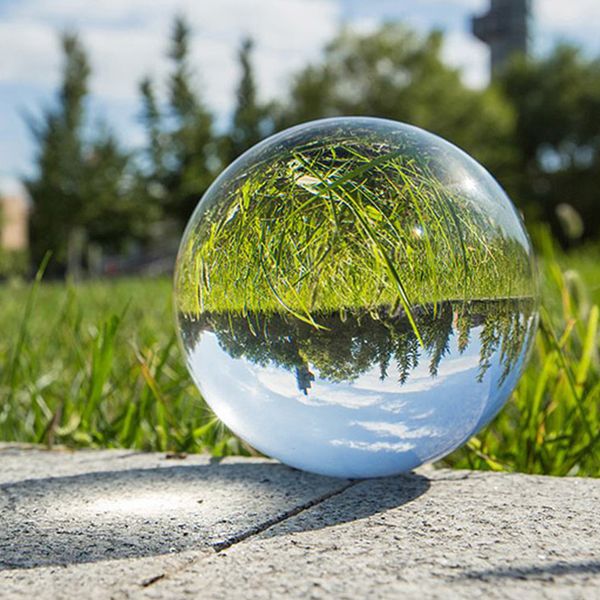 

clear glass crystal ball healing sphere pgraphy props gifts new artificial crystal decorative balls 30 40 50 60 70 80 mm