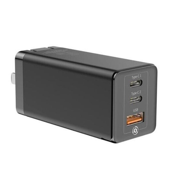 Baseus Caricabatterie rapido GaN da 65 W Supporto per caricabatterie USB PD Ricarica rapida 4.0 SCP SuperCharge per iPhone 11 pro Xiaomi HUAWEI