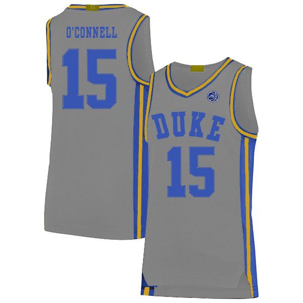 

alex o'connell stitched youth duke blue devils blue white black grey custom any name college basketball 2020 new jersey