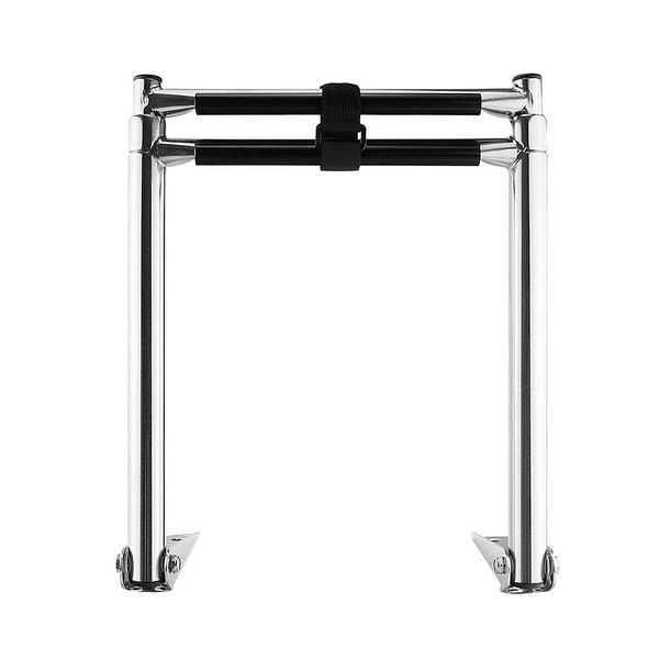

2 steps stainless steel telescoping folding ladder for boat marine yacht