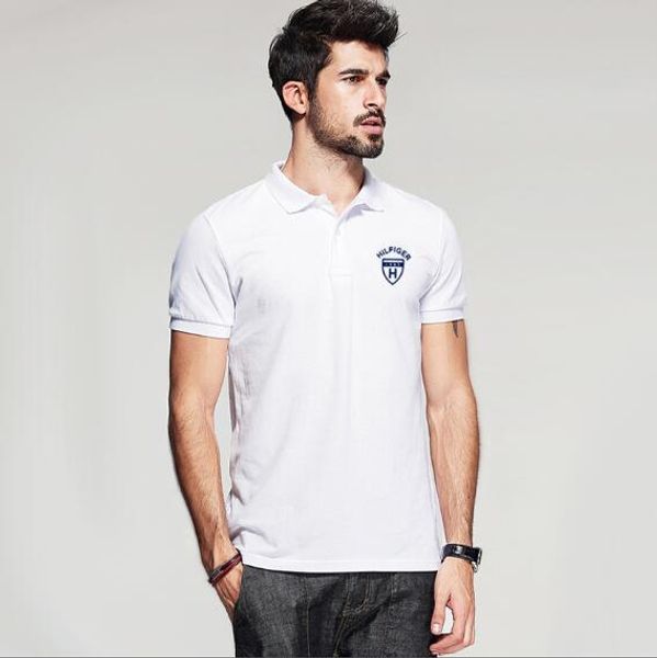 

men casual short sleeve stand collar summer button shirts new men shirts, White;black
