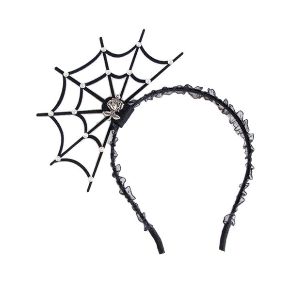

spider hairband hair hoop new trendy spiders web headband headdress for halloween headband party cosplay hair