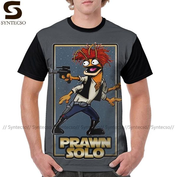 

хан соло футболка креветка solo классические футболка 3xl короткие рукава рубашки tee отпечатано высокий графический tshirt, White;black