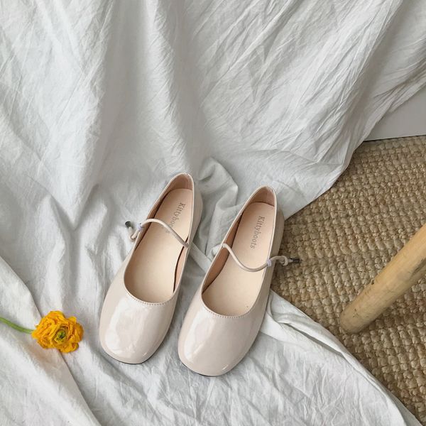 

women flat shoes ladies shoes fashion joker comfort wild flat high-quality leather square toe casual women's w33-67, Black
