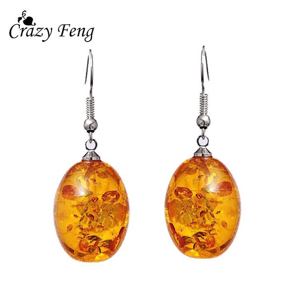 

transparent color jewelry earrings for women vintage retro clear stone drop earrings for ladies gift silver color