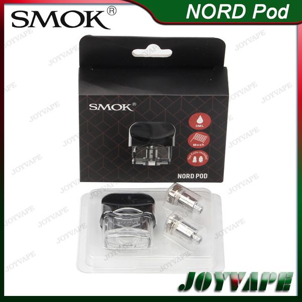 

Аутентичные SMOK NORD Бобы Картриджи 3мл с Nord 1.4ohm Regular 0.6ohm Mesh Катушки Замена стручки Картриджи Катушки для SMOK NORD Kit