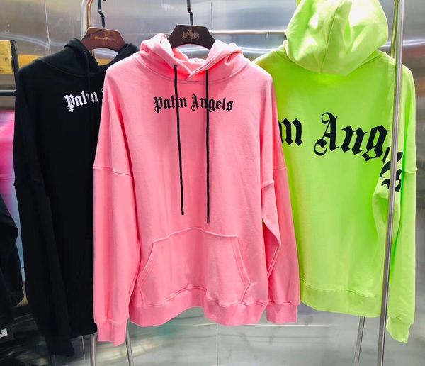

New palm angel weat hirt autumn winter cla ic minimali t cotton couple lover pink green black palm angel hoodie pullover xl