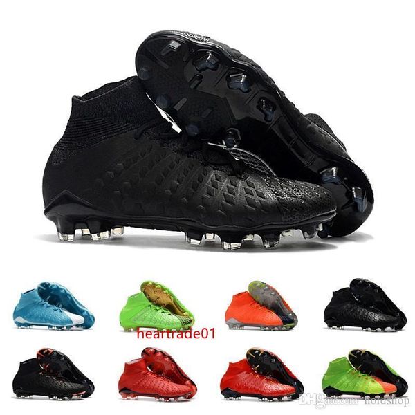 

mens ankle fg soccer cleats hypervenom phantom iii df soccer shoes neymar ic football boots cleats men football shoes