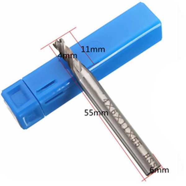 

4 flute end mill cutter straight shank drill tools high-speed 4/6/8/10/12mm bit 1pc high quailty useful