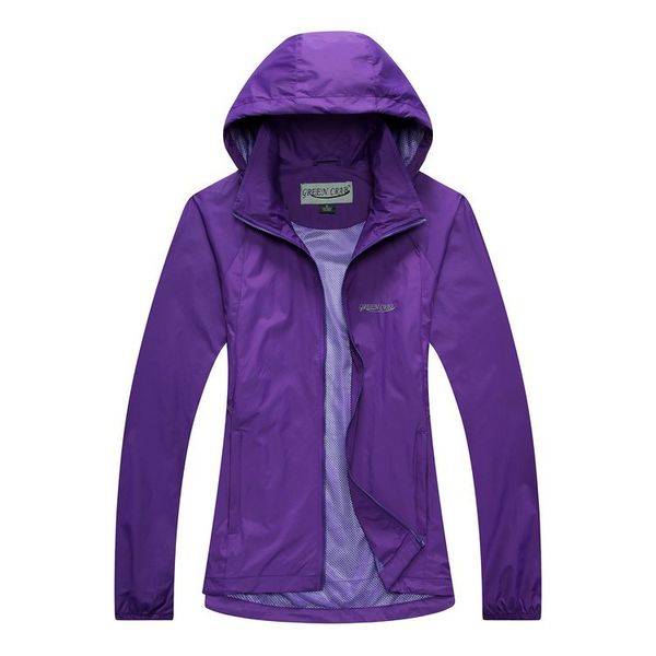 

outdoor women's single layer raincoat jacket windproof waterproof spring and summer autumn lightweight, air permeable sports mou, Tan;black