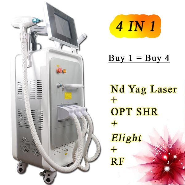 

shr laser hair removal machine q-switch nd yag laser tattoo removal machine rf skin tigthening laser machine, Black
