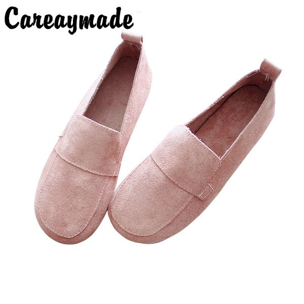 

huifengazurrcs-summer new college style fresh and comfortable flat bottom low-up single shoes,literary and artistic lazy shoes, Black