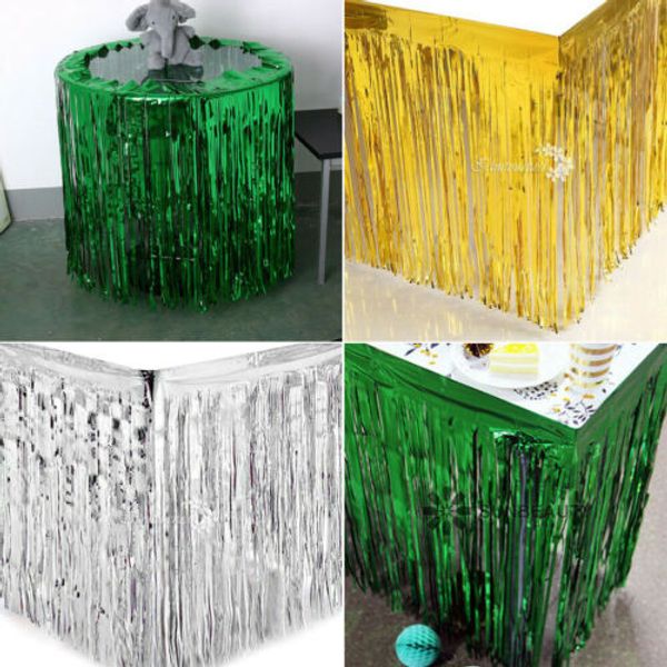 

colorful hawaiian tropical party table decor grass skirt curtain summer beach party decor table skirt grass holiday supplies