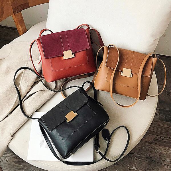 

women bag casual fashion messenger bag retro small square shoulder designer luxury bolsa de ombro das mulheres 2019#35