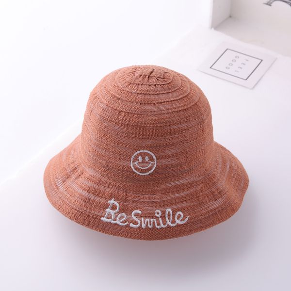 

summer children's sun hat sunscreen girl mesh breathable cool hat, Yellow