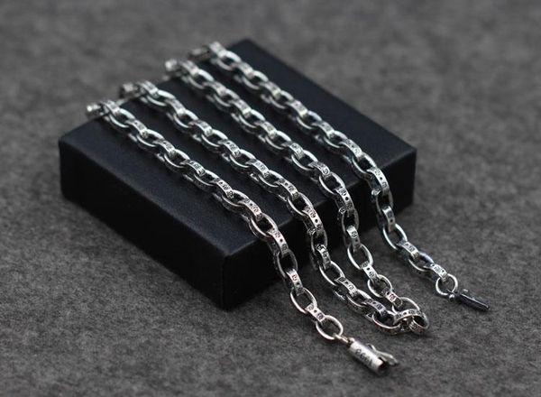 

модный бренд с логотипом крест череп дизайнер ожерелье цепи для леди дизайн мужские и женские партии свадебные любители подарок роскошные хи, Silver