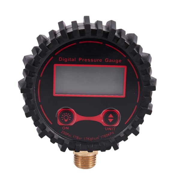 

1/4 tire pressure air table digital display meter 250psi digital display meter tire pressure gauge inflation table