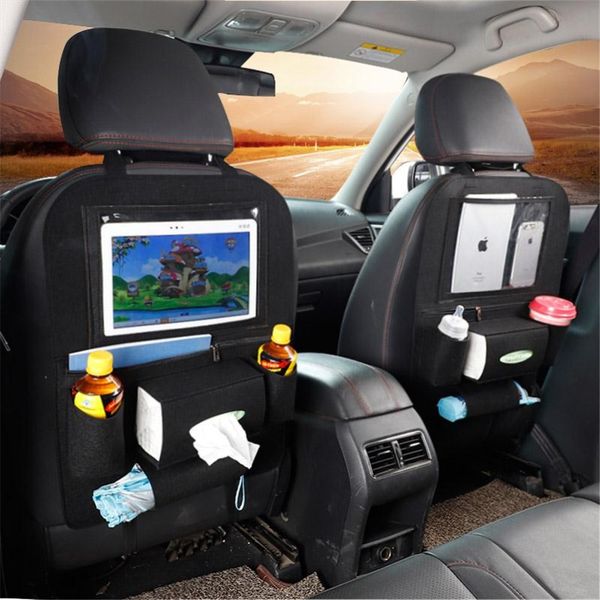 

new car styling seat organizer tablet stand multi-function car organizer storage bag cup holder tissue hanging bag
