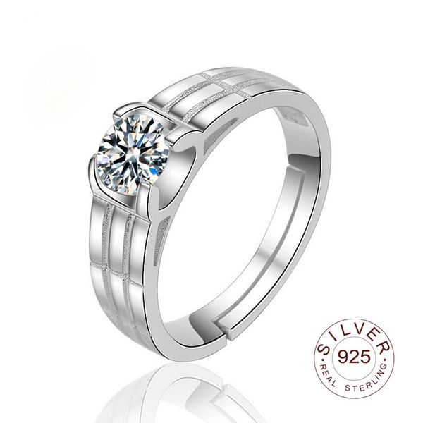 

real 925 sterling silver forever love heart finger ring original jewelry gift global shopping festival zricon men, Golden;silver