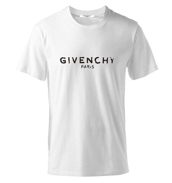 

Summer givency top men hirt t hirt men and women hort leeve hole hirt letter printed crew neck top tee