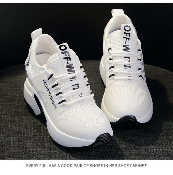 

the new style net surface breathable summer slope heel all-purpose sports and leisure women's tennis shoes