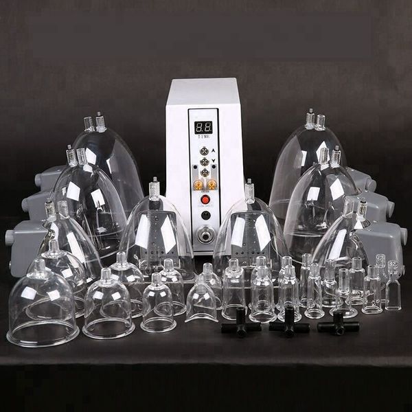 

vacuum cavitation system negative pressure scrapping cupping lifting buttock machine electro stimulation breast enlargement massager