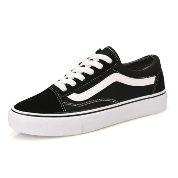 

2019 high women fashion canvas casual shoes casual sneakers breathable flat driving vulcanize lovers walking shoes drop shipping v, Black