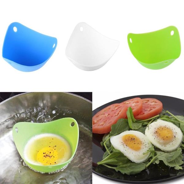 

safety silicone egg poacher egg cups boiler cookware microwave egg cooker