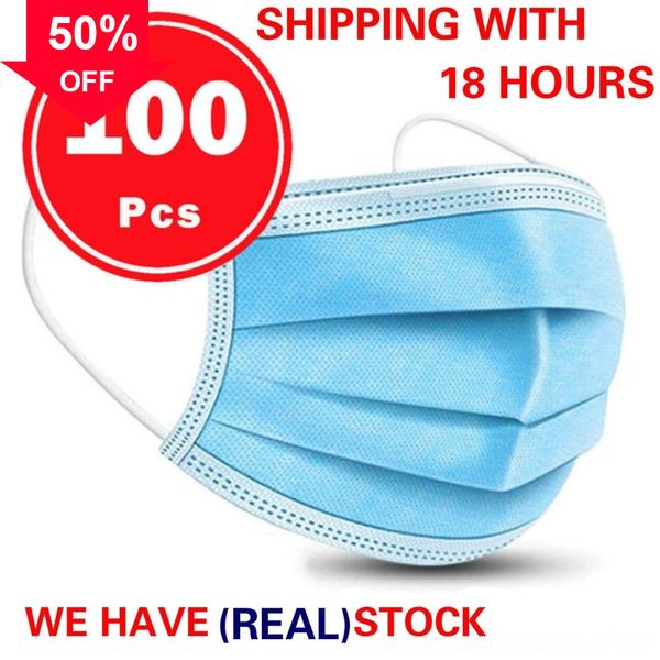 

lgw3z face 3 layers dustproof salon protective cover earloop anti-dust mouth facial maske disposable mask party masks